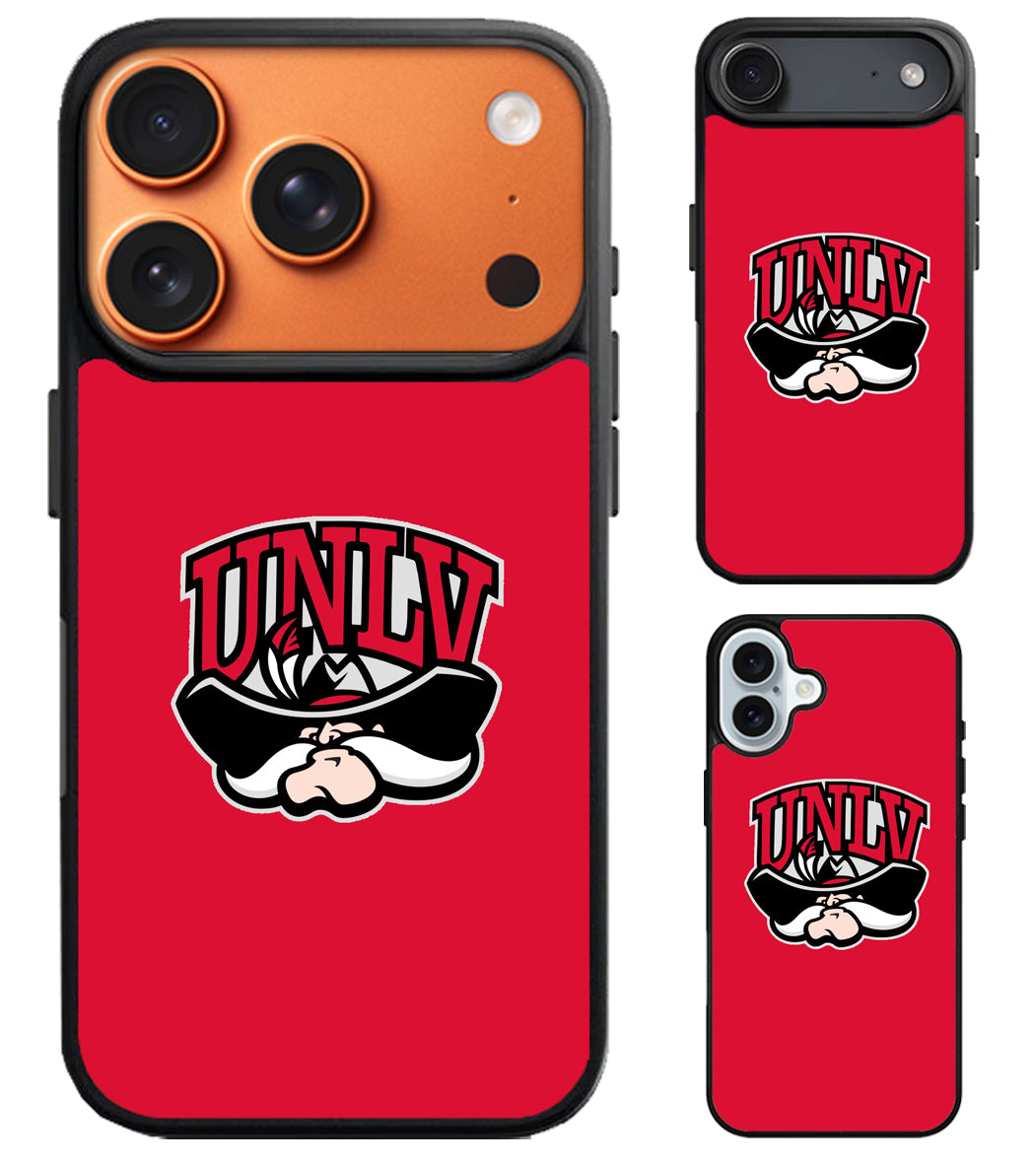 UNLV Rebels Red iPhone Air | iPhone 17 | 17 Pro | 17 Pro Max Case