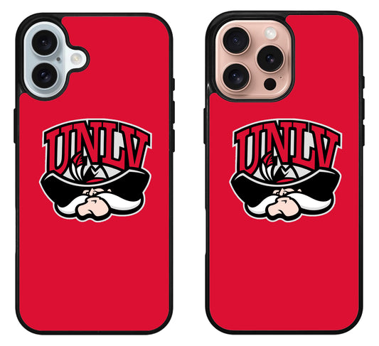 UNLV Rebels Red iPhone 16 | 16 Plus | 16 Pro | 16 Pro Max Case