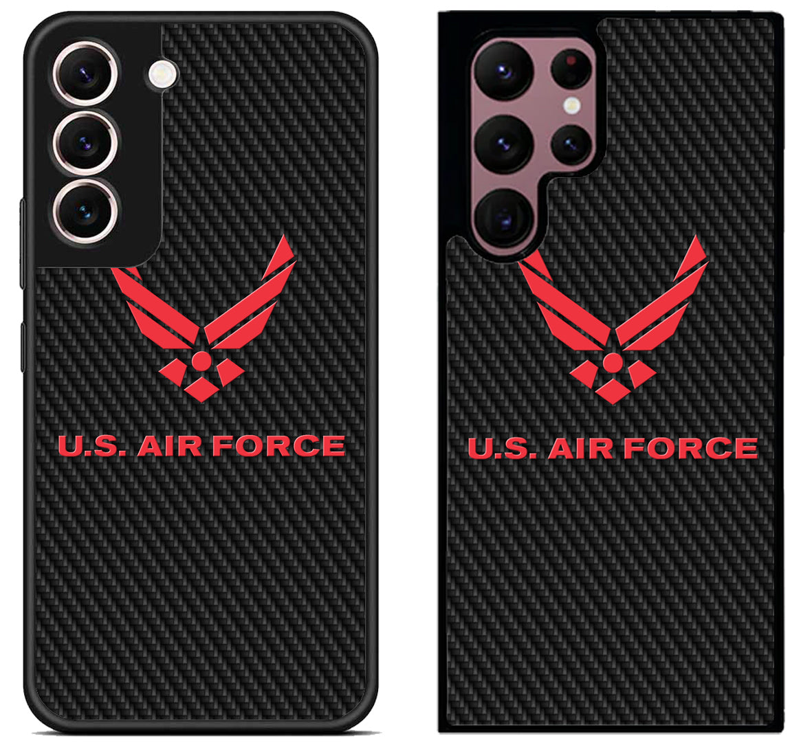 US Air Force Logo Carbon Samsung Galaxy S22 | S22+ | S22 Ultra Case