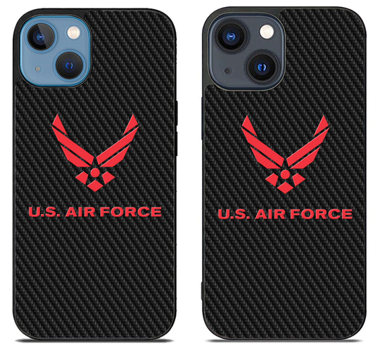 US Air Force Logo Carbon iPhone 15 | iPhone 15 Plus Case