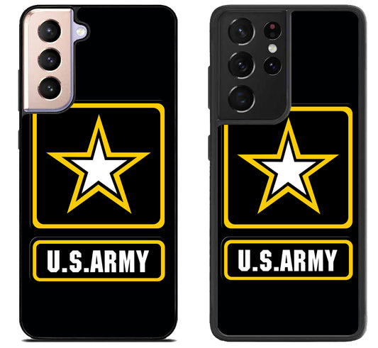 US Army Black Samsung Galaxy S21 | S21 FE | S21+ | S21 Ultra Case