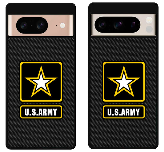 US Army Carbon Logo Google Pixel 8 | 8 Pro Case