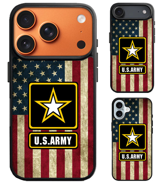 US Army Logo Flag iPhone Air | iPhone 17 | 17 Pro | 17 Pro Max Case