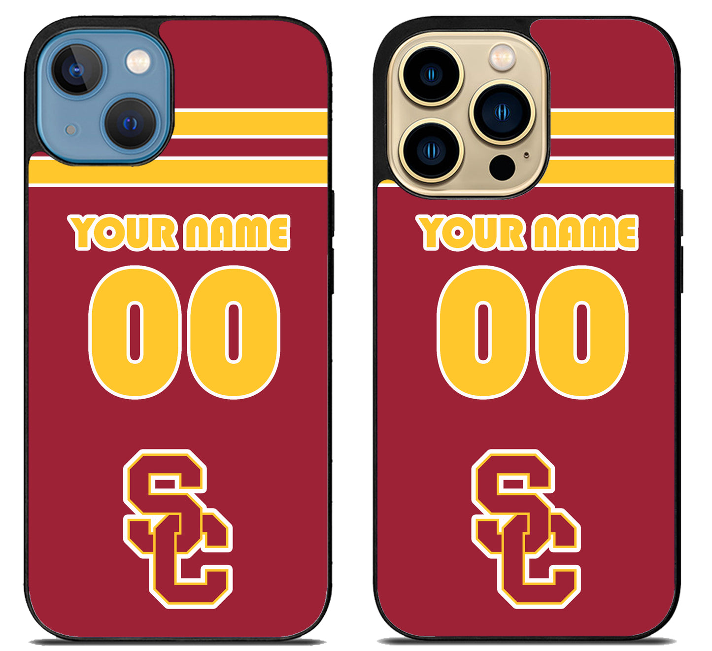 Custom Personalized USC Trojans iPhone 14 | 14 Plus | 14 Pro | 14 Pro Max Case
