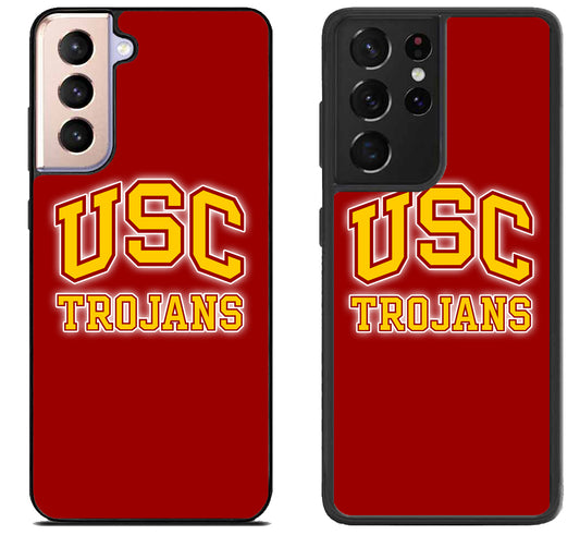 USC Trojans Logo Red Samsung Galaxy S21 | S21 FE | S21+ | S21 Ultra Case
