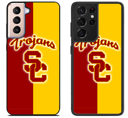 USC Trojans Red And Yellow Samsung Galaxy S21 | S21 FE | S21+ | S21 Ultra Case