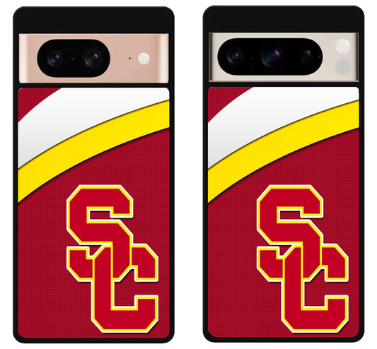 USC Trojans Stripe Google Pixel 8 | 8 Pro Case