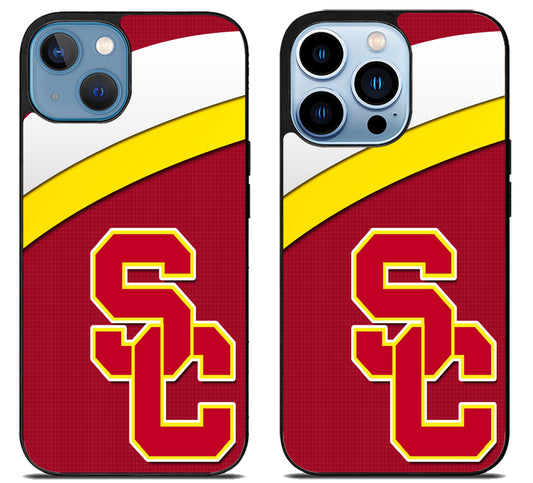 USC Trojans Stripe iPhone 13 | 13 Mini | 13 Pro | 13 Pro Max Case
