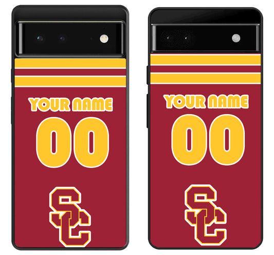 Custom Personalized USC Trojans Google Pixel 6 | 6A | 6 Pro Case