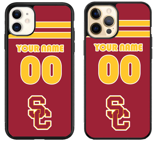 Custom Personalized USC Trojans iPhone 12 | 12 Mini | 12 Pro | 12 Pro Max Case