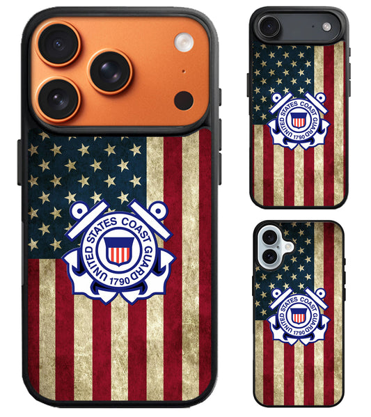 US Coast Guard Flag iPhone Air | iPhone 17 | 17 Pro | 17 Pro Max Case