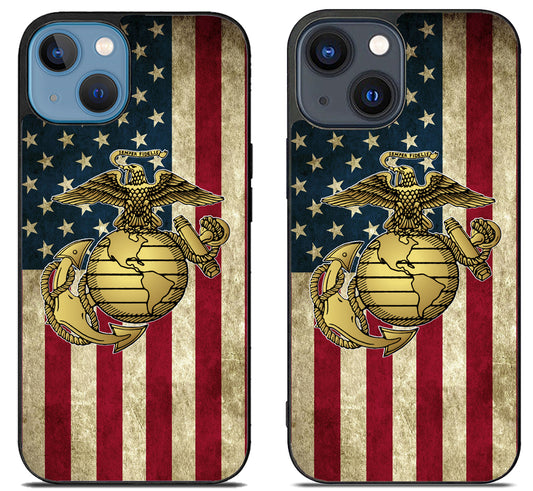 US Marine Corps Flag iPhone 15 | iPhone 15 Plus Case