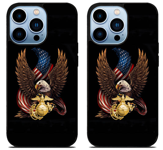 US Marine Corps Navy Military iPhone 15 Pro | iPhone 15 Pro Max Case