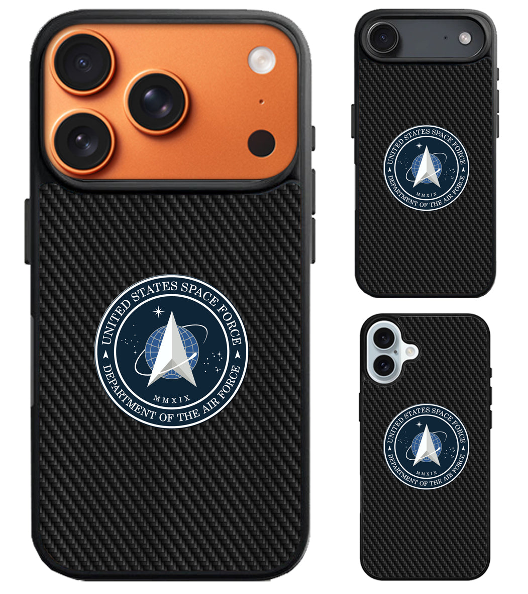 US Space Air Force Carbon iPhone Air | iPhone 17 | 17 Pro | 17 Pro Max Case