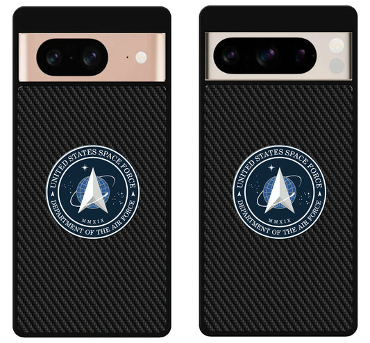 US Space Air Force Carbon Google Pixel 8 | 8 Pro Case
