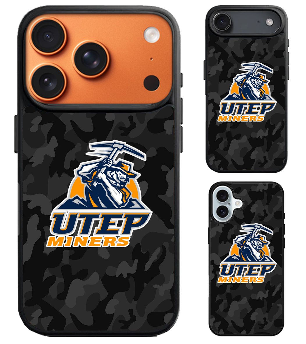 UTEP Miners Camo iPhone Air | iPhone 17 | 17 Pro | 17 Pro Max Case