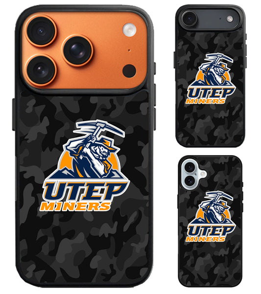 UTEP Miners Camo iPhone Air | iPhone 17 | 17 Pro | 17 Pro Max Case