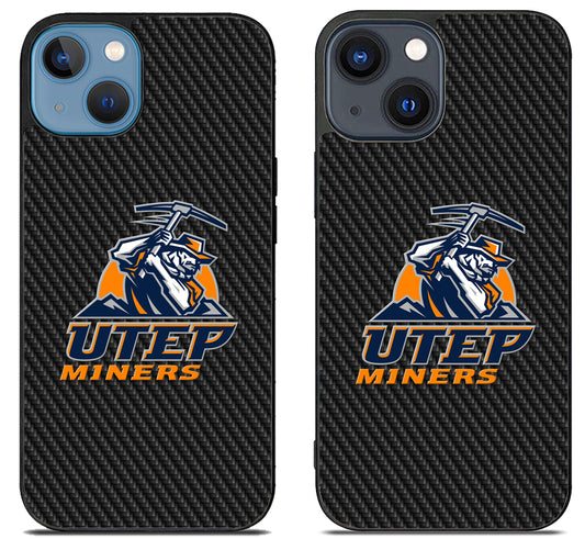 UTEP Miners Carbon iPhone 15 | iPhone 15 Plus Case