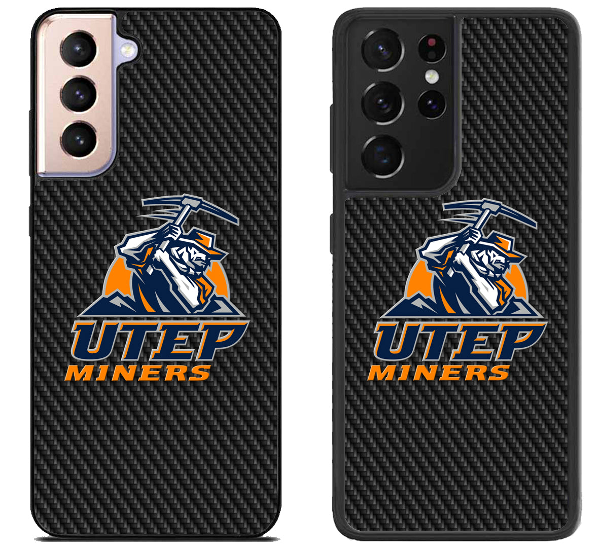 UTEP Miners Carbon Samsung Galaxy S21 | S21 FE | S21+ | S21 Ultra Case