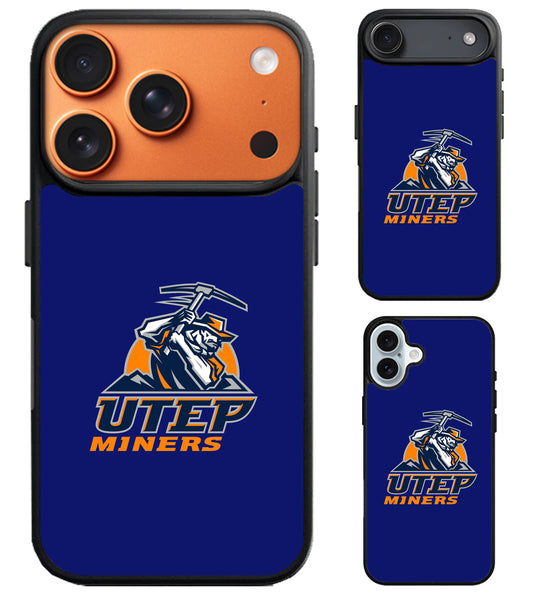 UTEP Miners Logo iPhone Air | iPhone 17 | 17 Pro | 17 Pro Max Case