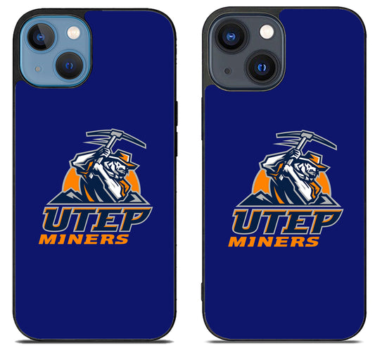 UTEP Miners Logo iPhone 15 | iPhone 15 Plus Case