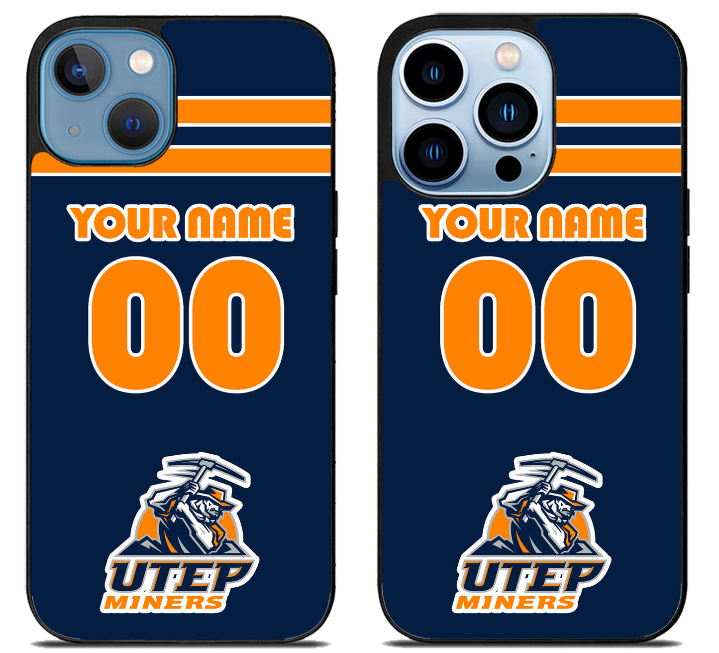 Custom Personalized UTEP Miners iPhone 13 | 13 Mini | 13 Pro | 13 Pro Max Case