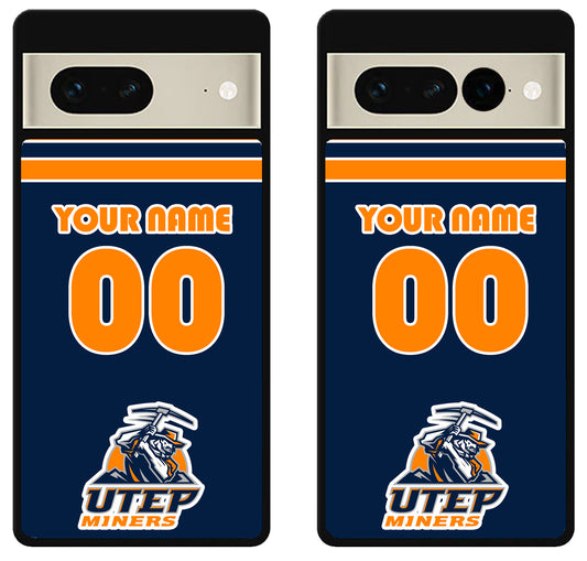 Custom Personalized UTEP Miners Google Pixel 7 | 7 Pro Case