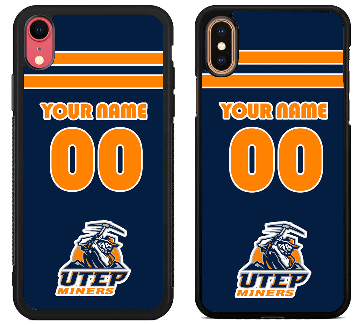 Custom Personalized UTEP Miners iPhone X | Xs | Xr | Xs Max Case