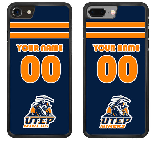 Custom Personalized UTEP Miners iPhone 8 | 8 Plus Case