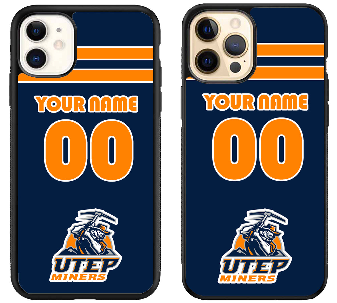 Custom Personalized UTEP Miners iPhone 12 | 12 Mini | 12 Pro | 12 Pro Max Case