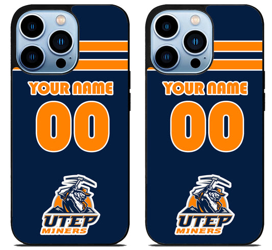 Custom Personalized UTEP Miners iPhone 15 Pro | iPhone 15 Pro Max Case