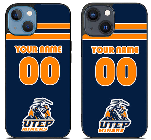 Custom Personalized UTEP Miners iPhone 15 | iPhone 15 Plus Case