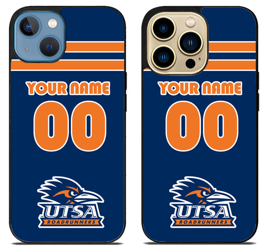 Custom Personalized UTSA Roadrunners iPhone 14 | 14 Plus | 14 Pro | 14 Pro Max Case