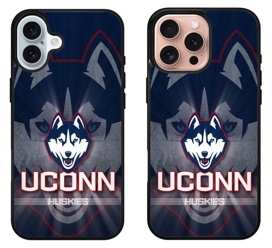 Uconn Huskies Background iPhone 16 | 16 Plus | 16 Pro | 16 Pro Max Case