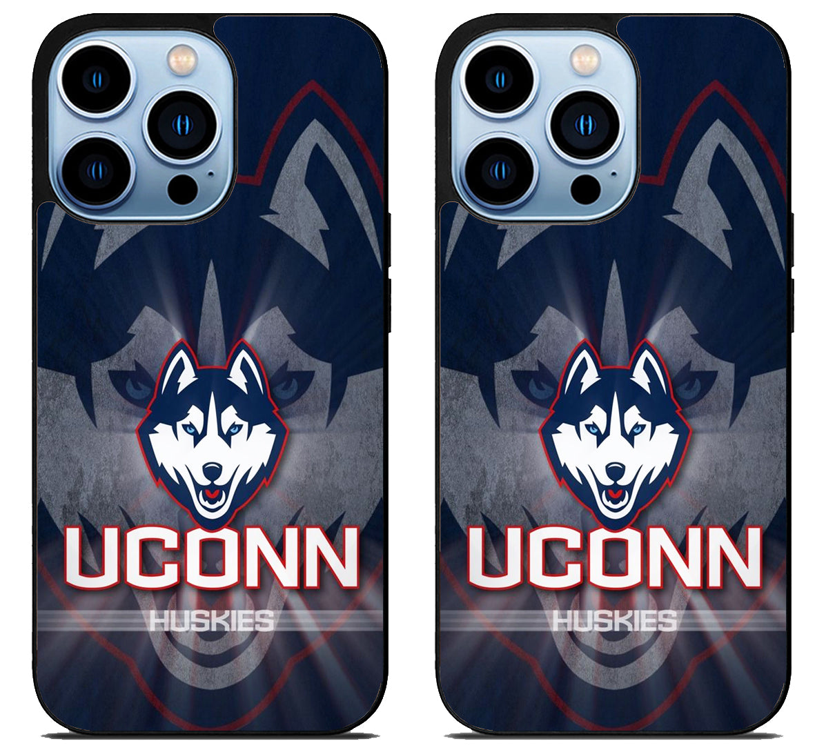 Uconn Huskies Background iPhone 15 Pro | iPhone 15 Pro Max Case