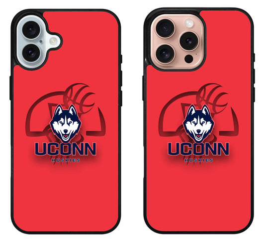 Uconn Huskies Logo iPhone 16 | 16 Plus | 16 Pro | 16 Pro Max Case