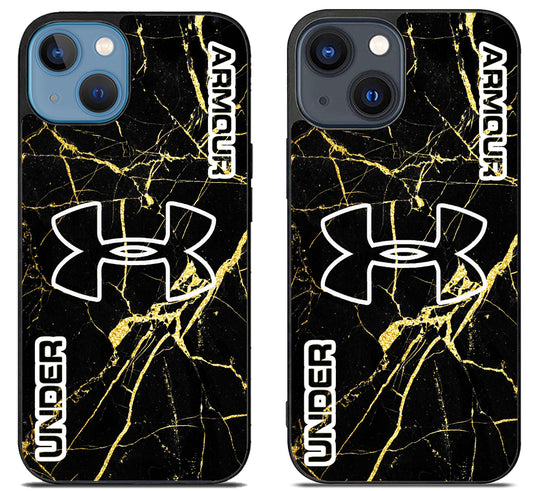 Under Armour Black Marble iPhone 15 | iPhone 15 Plus Case