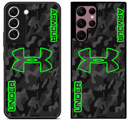 Under Armour Camo Green Samsung Galaxy S22 | S22+ | S22 Ultra Case