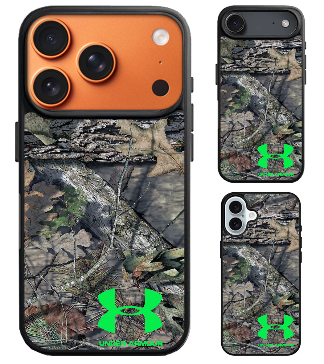 Under Armour Green Camo iPhone Air | iPhone 17 | 17 Pro | 17 Pro Max Case