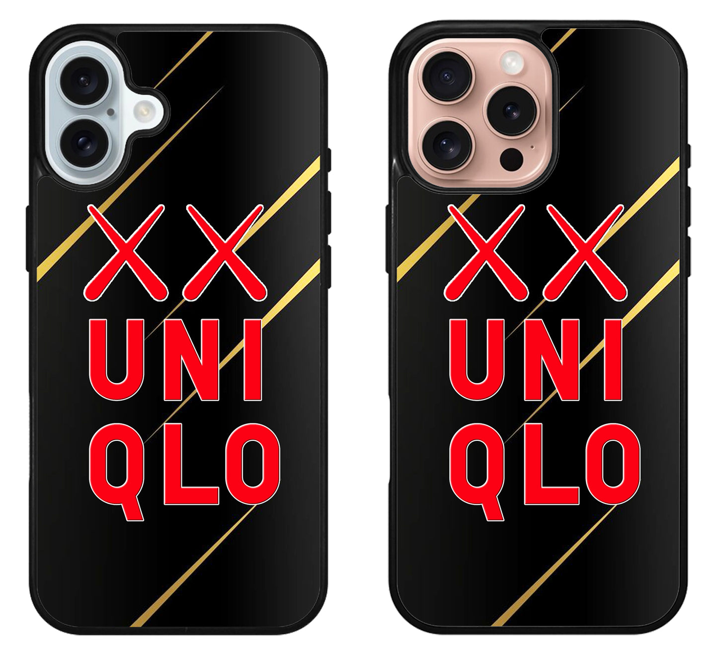 Uniqlo X Kaws Black Metallic iPhone 16 | 16 Plus | 16 Pro | 16 Pro Max Case