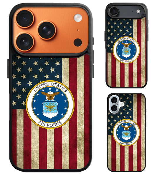 United States US Air Force Flag iPhone Air | iPhone 17 | 17 Pro | 17 Pro Max Case