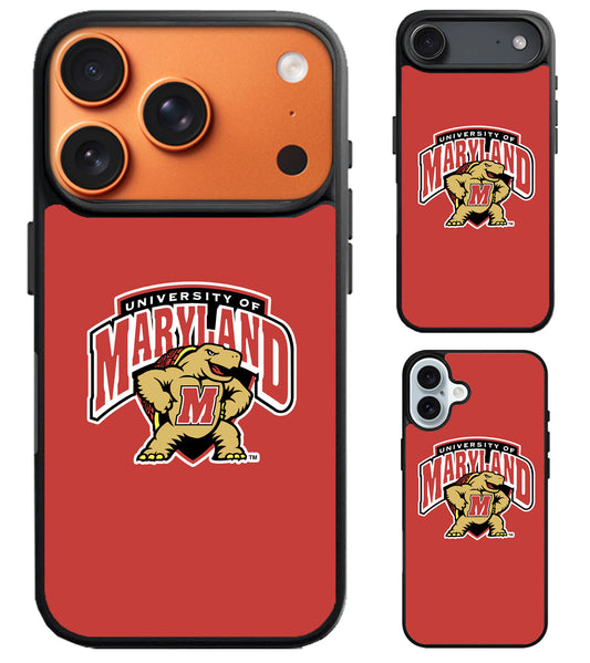 University Maryland Terrapins Logo iPhone Air | iPhone 17 | 17 Pro | 17 Pro Max Case