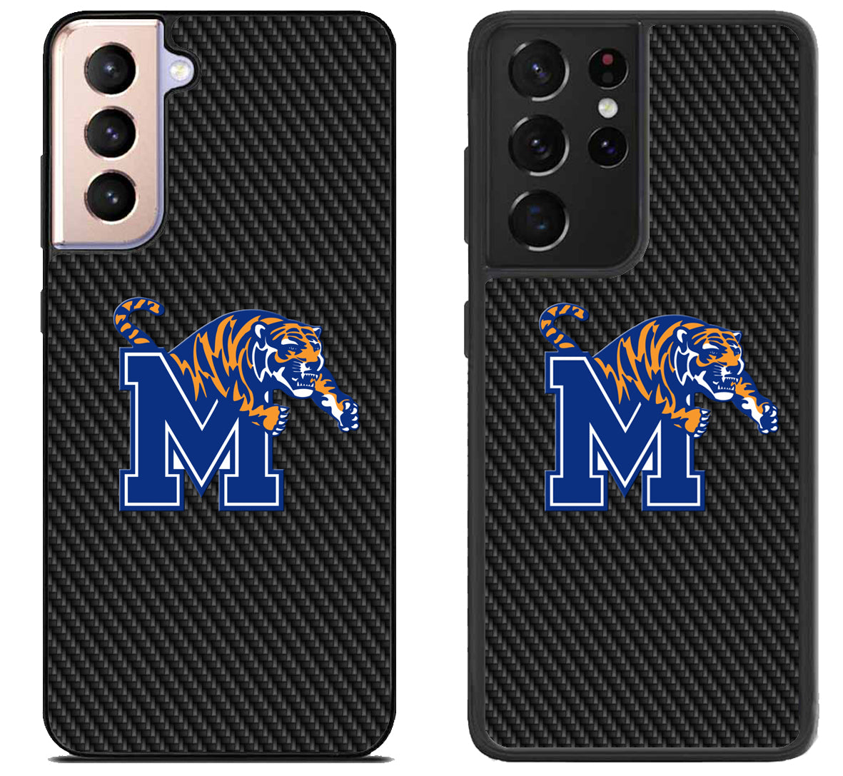 University Memphis Tigers Carbon Samsung Galaxy S21 | S21 FE | S21+ | S21 Ultra Case