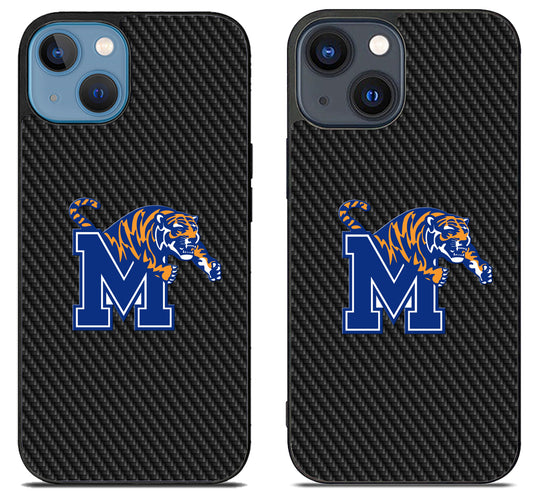 University Memphis Tigers Carbon iPhone 15 | iPhone 15 Plus Case