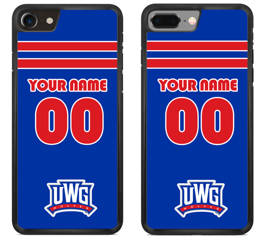 Custom Personalized University of West Georgia Wolves iPhone 8 | 8 Plus Case