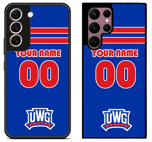 Custom Personalized University of West Georgia Wolves Samsung Galaxy S22 | S22+ | S22 Ultra Case