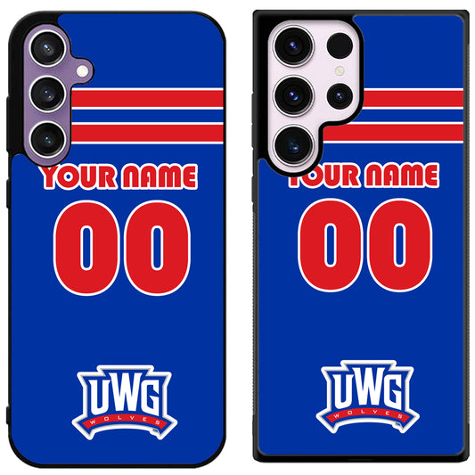Custom Personalized University of West Georgia Wolves Samsung Galaxy S24 | S24+ | S24 Ultra Case