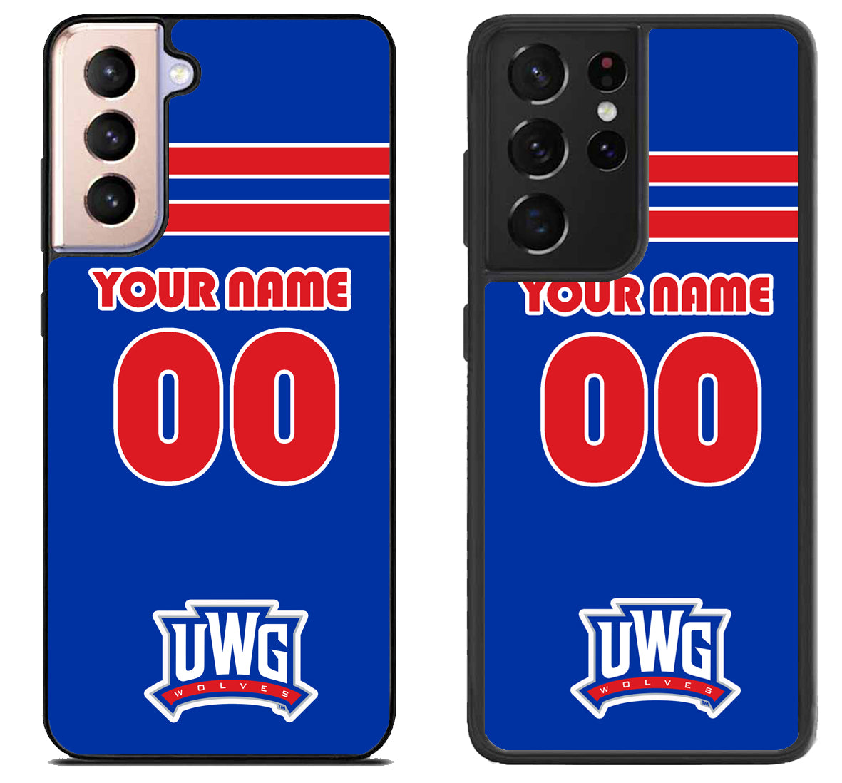 Custom Personalized University of West Georgia Wolves Samsung Galaxy S21 | S21 FE | S21+ | S21 Ultra Case