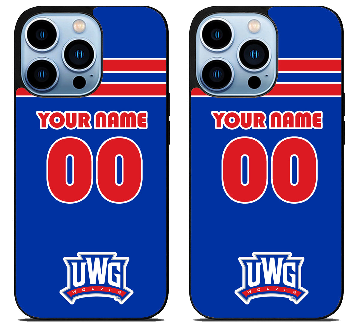 Custom Personalized University of West Georgia Wolves iPhone 15 Pro | iPhone 15 Pro Max Case