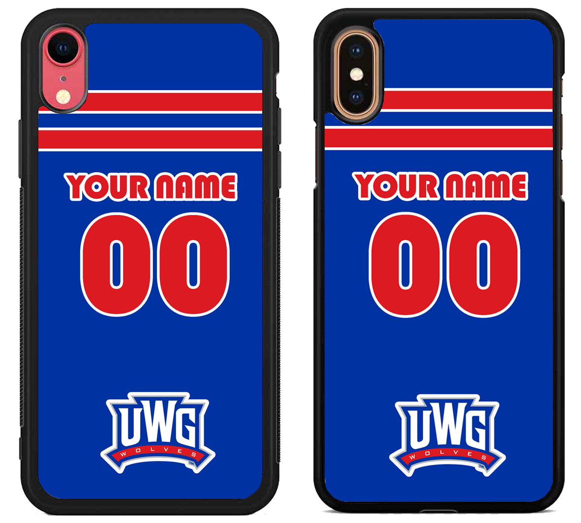 Custom Personalized University of West Georgia Wolves iPhone X | Xs | Xr | Xs Max Case